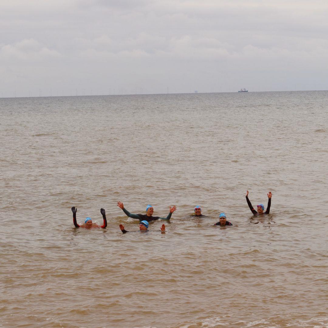 Beach Bandit Swimming