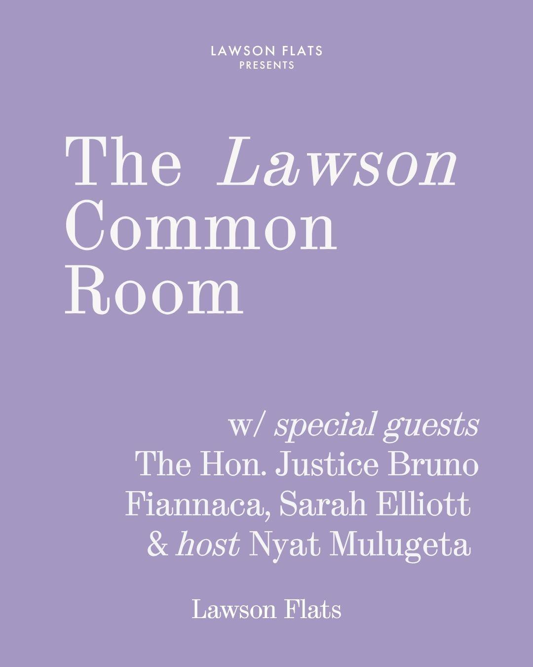 THE LAWSON COMMON ROOM