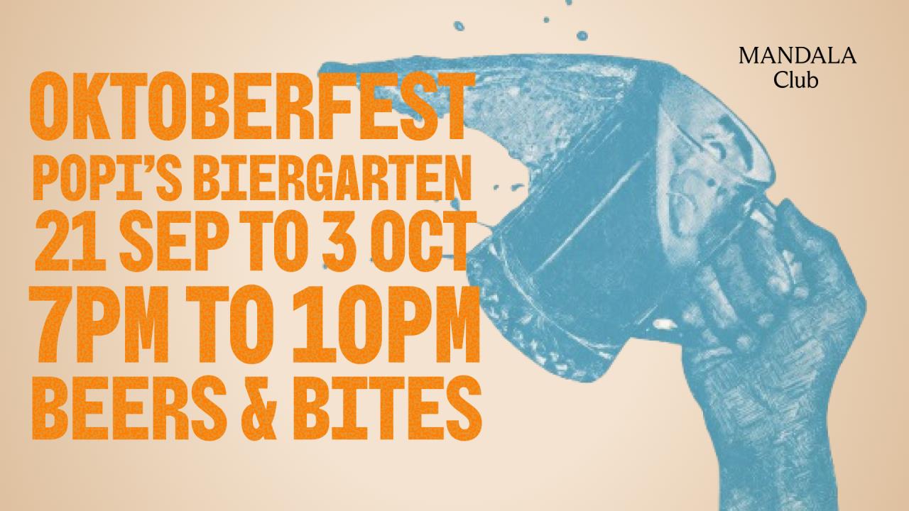 OKTOBERFEST IN POPI'S BIERGARTEN