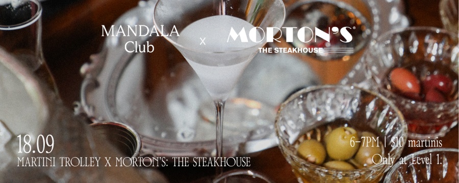 MARTINI TROLLEY X MORTON'S STEAKHOUSE
