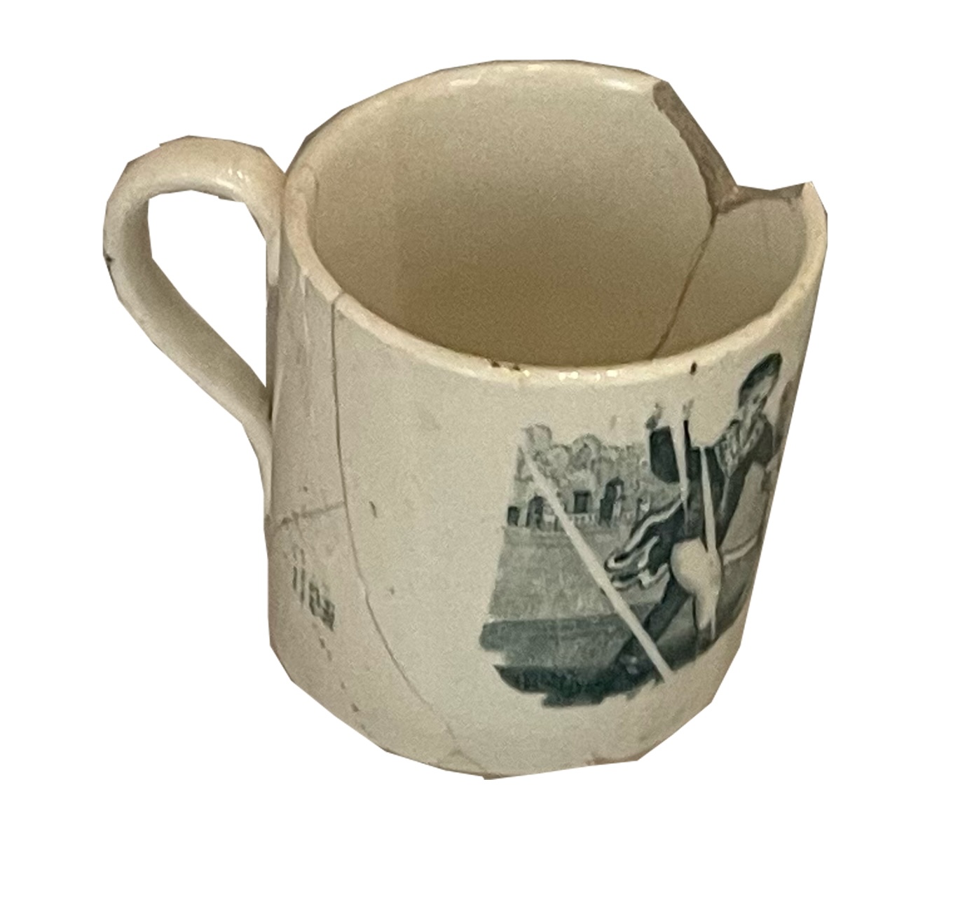 Transferware mug
