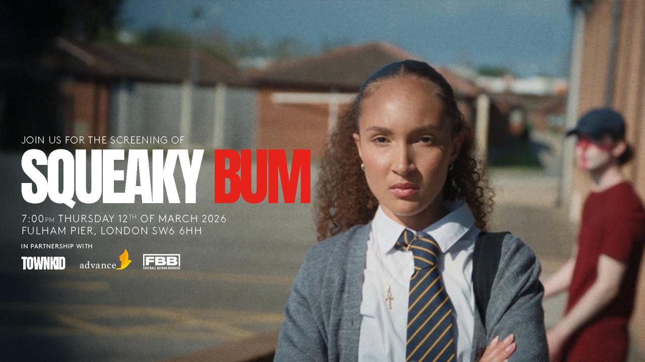 The cover image for the event: Join us at the Pier, for a powerful International Women’s Day headline event on the 12 March, as we host the premiere of 'Squeaky Bum'.