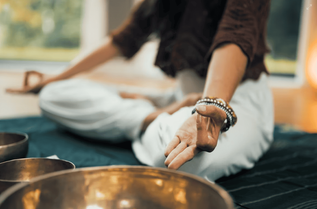 The cover image for the event: Experience deep relaxation and energetic renewal with our Angelic Reiki sessions at Fulham Pier with Sacred Tones. 