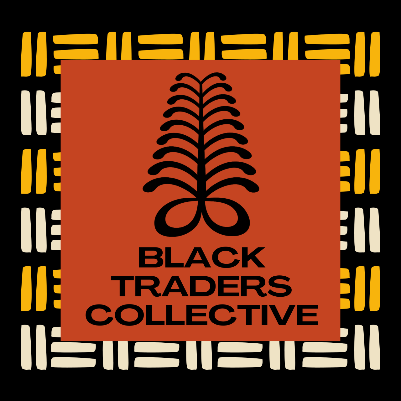 The cover image for the event: Discover Black Traders Collective Market at Fulham Pier, showcasing Black-owned businesses offering jewellery, fashion, art, cakes, drinks and more.