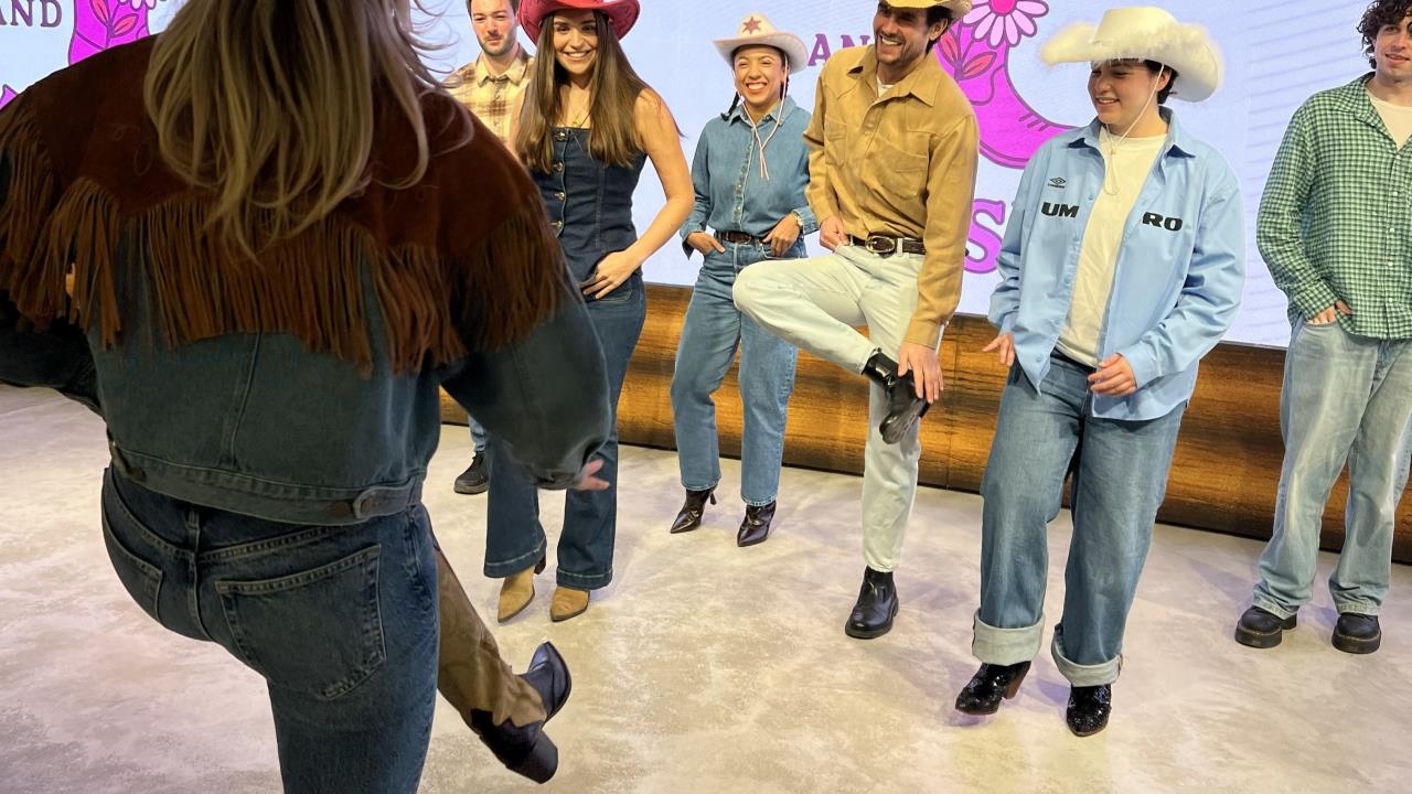 The cover image for the event: Boots and Daisies is your weekly escape into the world of country music, where you’ll learn line dances in a fun and welcoming atmosphere.