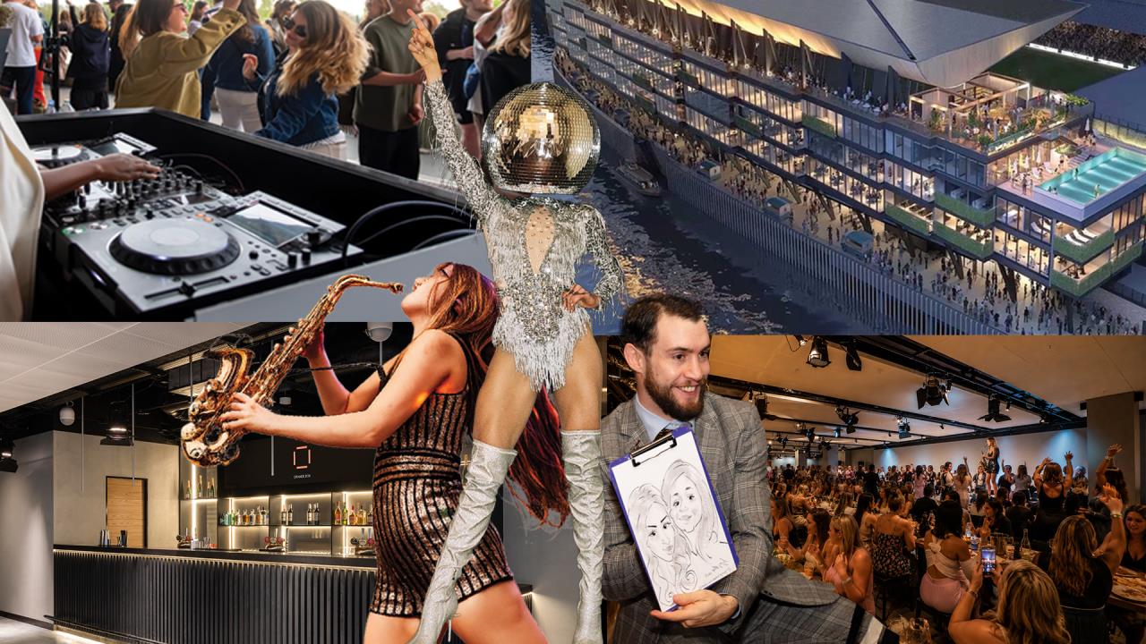 The cover image for the event: Get ready for an Old Skool Bottomless Brunch on Saturday 25th July, featuring a bottomless brunch from 12:30–2PM followed by an afterparty until 5PM.