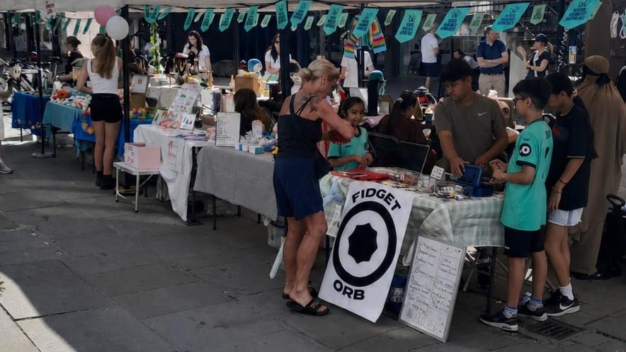 The cover image for the event: Discover the UK's next generation of entrepreneurs at the Young Business Showcase Pop-Up Market.