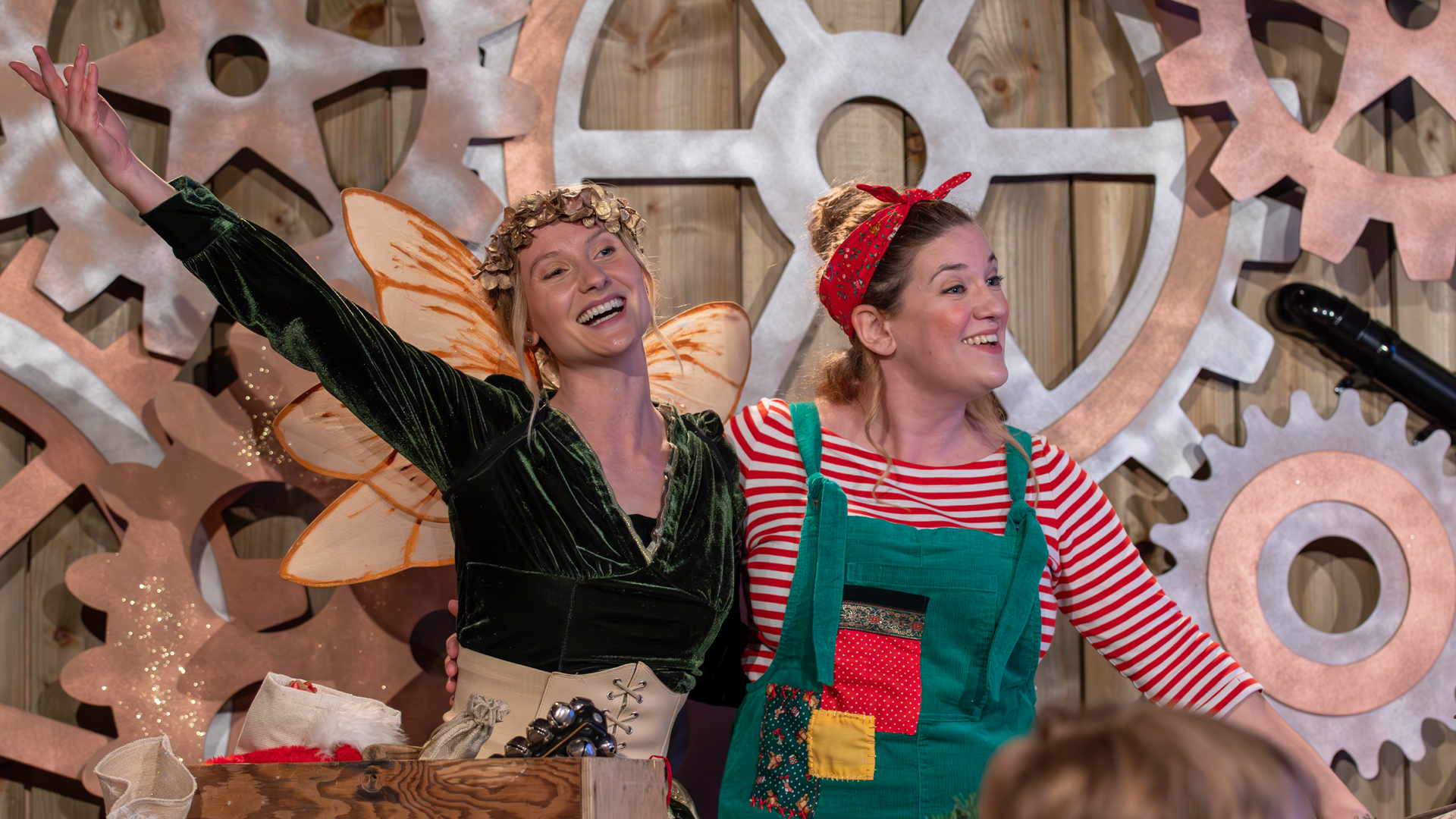 The cover image for the event: Share the Light of Christmas is a magical family Christmas show coming to Fulham Pier this December!