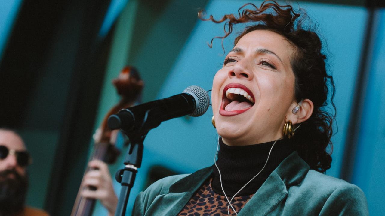 The cover image for the event: Unwind at the end of the week with Riverside Sunday Sessions, afternoons of live music at Fulham Pier. 
