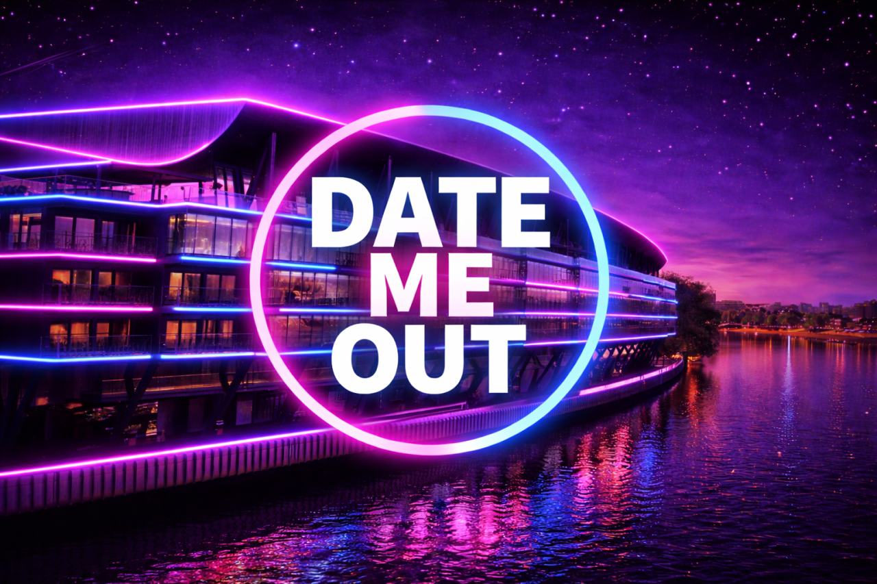 The cover image for the event: Love is in the air… and this time, it’s riverside.