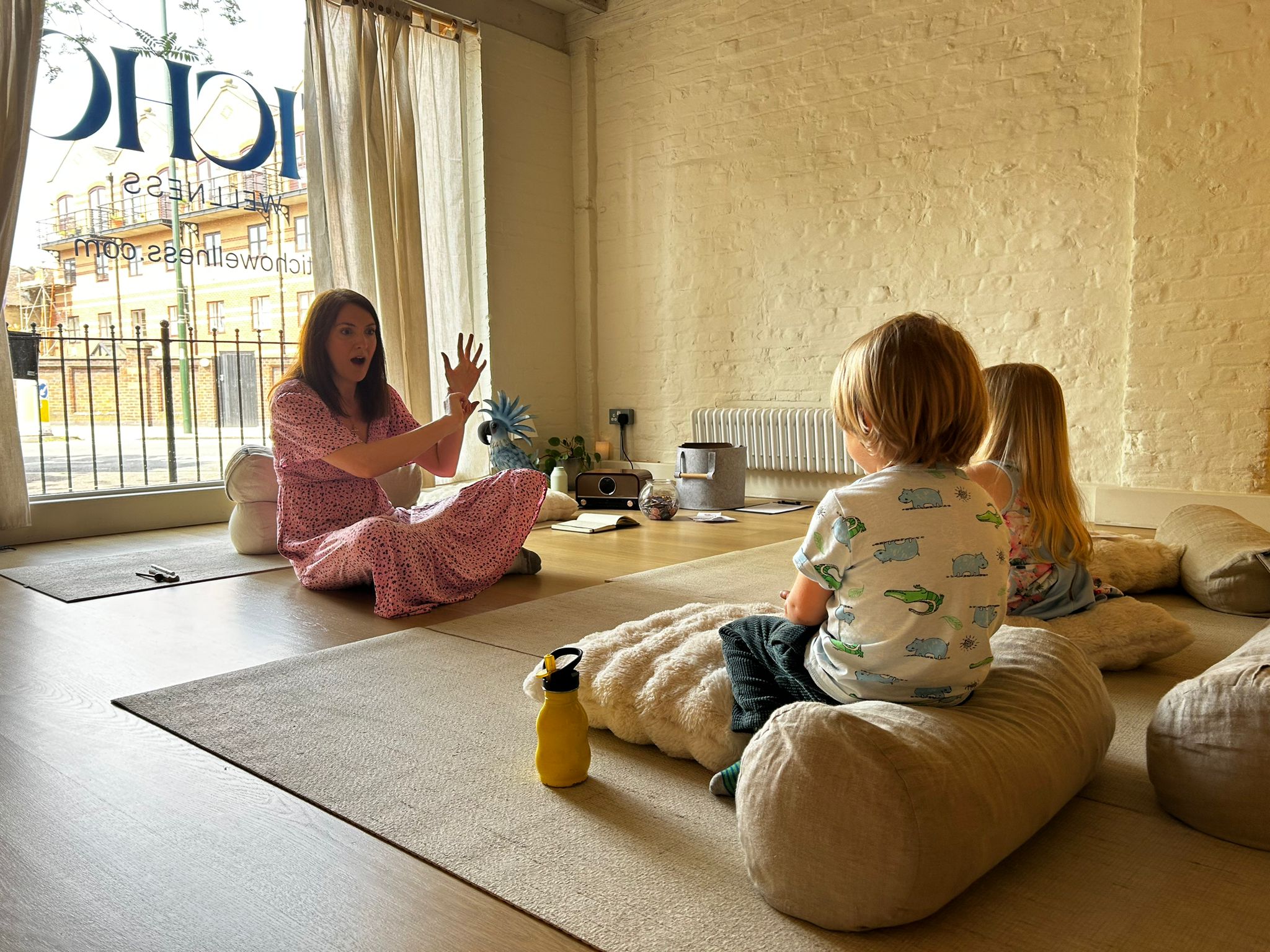 The cover image for the event: It’s time to wiggle, giggle and breathe with Little Tweaks Mindful Movement session, for little ones and their grown ups to enjoy together!