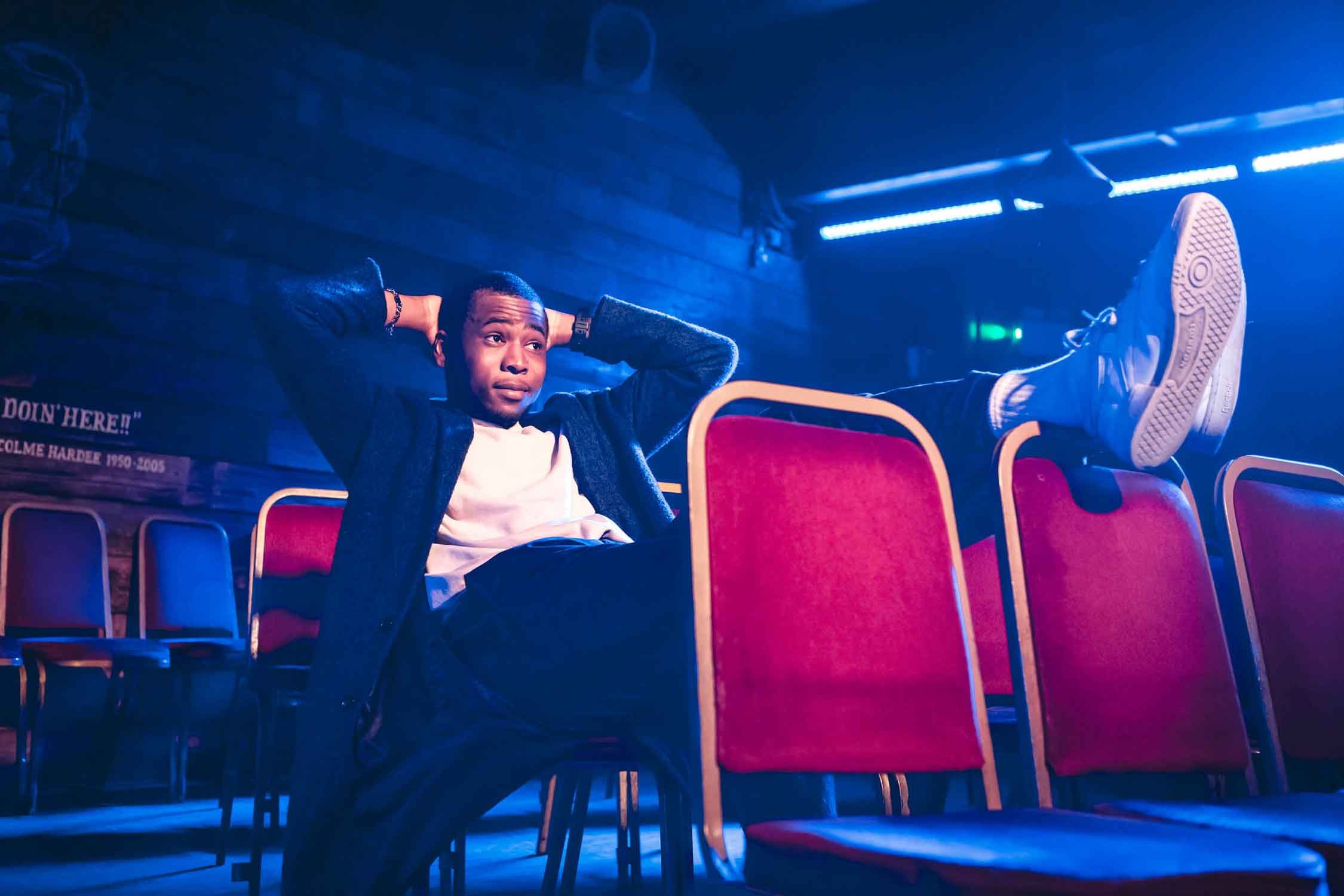 The cover image for the event: New year, new laughs - Comedy Box returns to Fulham Pier!