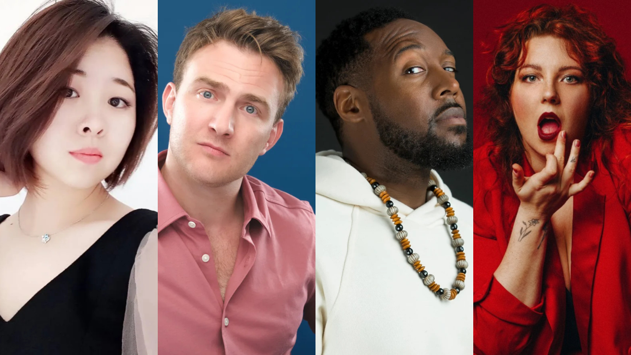 The cover image for the event: This summer laughter takes centre stage at Fulham Pier as Comedy Box returns 