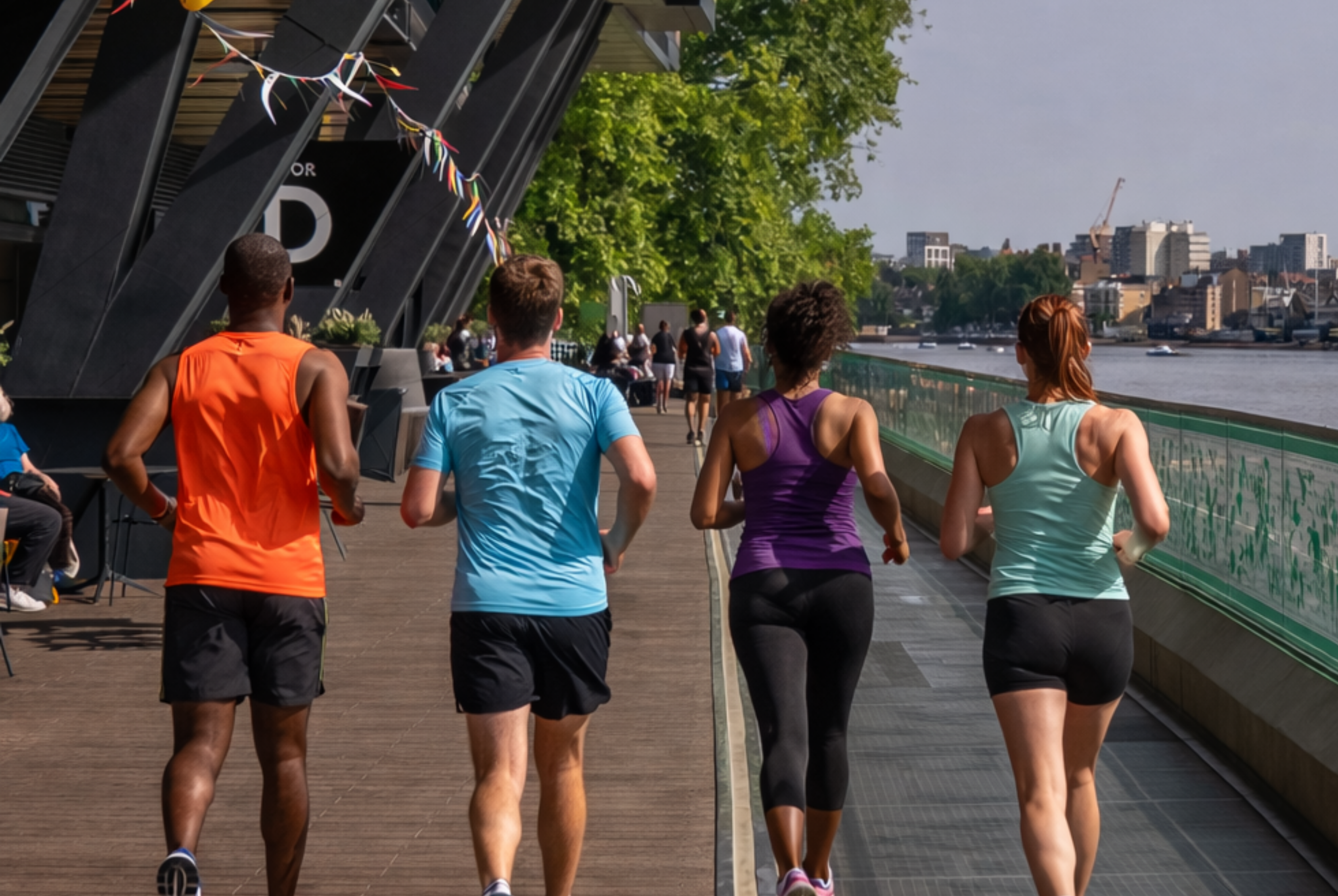 The cover image for the event: We're hosting a 10K Charity Riverside Run, presented by Buxton Water, in partnership with Fulham Foundation.