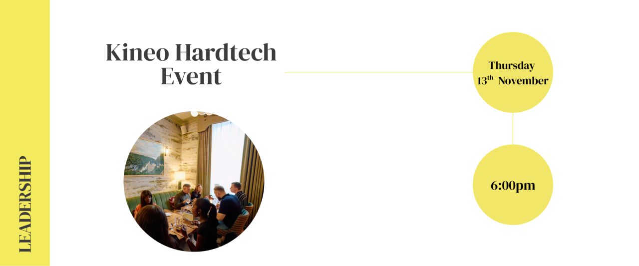 Kineo Finance Hardtech Apéro