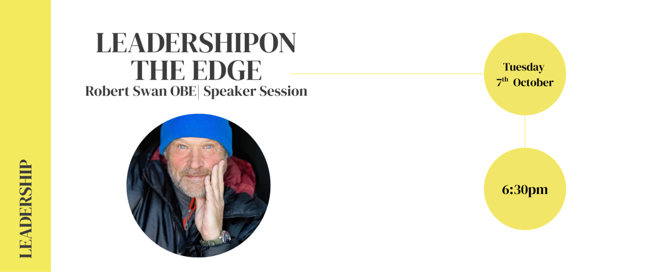 Leadership on the Edge: Keynote Presentation by Robert Swan, O.B.E.