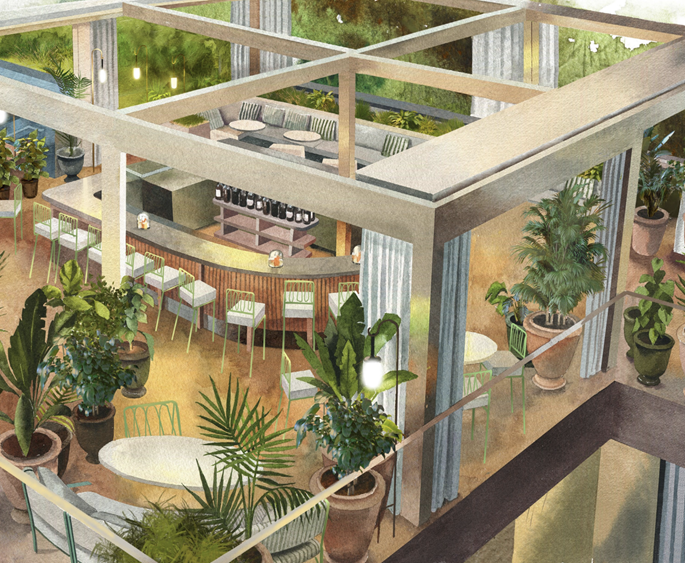 Hammersmith bar and terrace