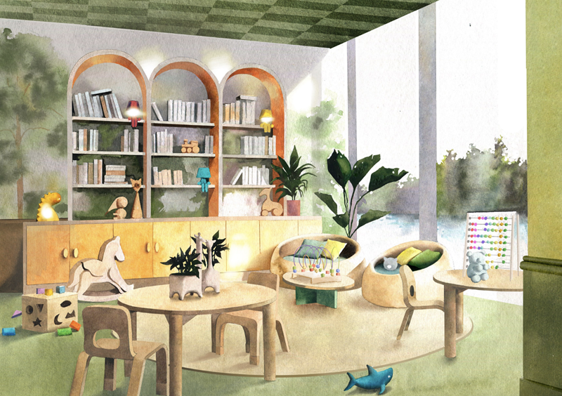 Reception lounge