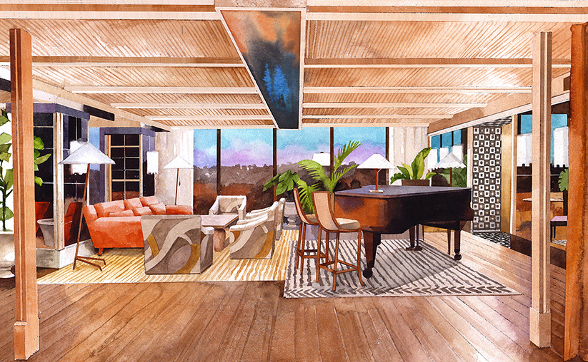 Reception lounge